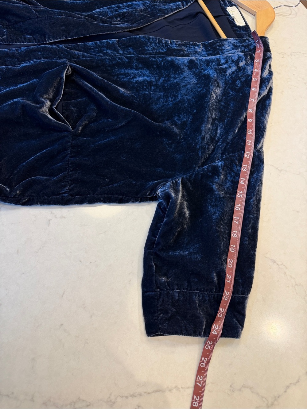 Anthropologie Esme Velvet Kimono Jacket Size XS - Picture 10 of 11